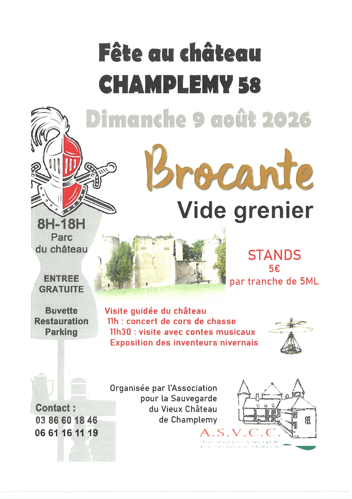 Fête au château Brocante 