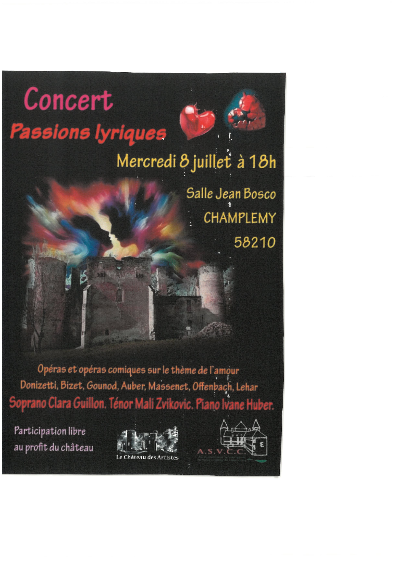 concert passions lyriques mercredi 08 juillet 2026 à 18h
